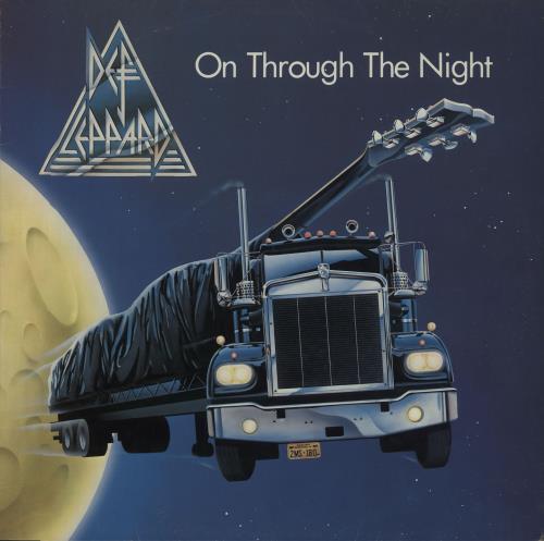 Def Leppard On Through The Night vinyl LP album (LP record) Australian DEFLPON671327