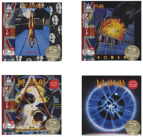 Def Leppard Paper Sleeve Collection SHM CD Japanese DEFHMPA434521