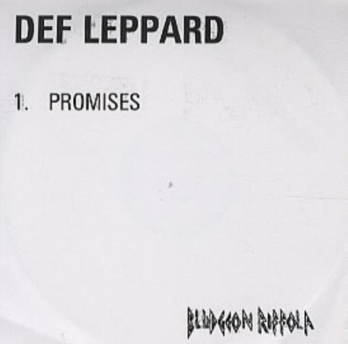 Def Leppard Promises CD-R acetate UK DEFCRPR249787