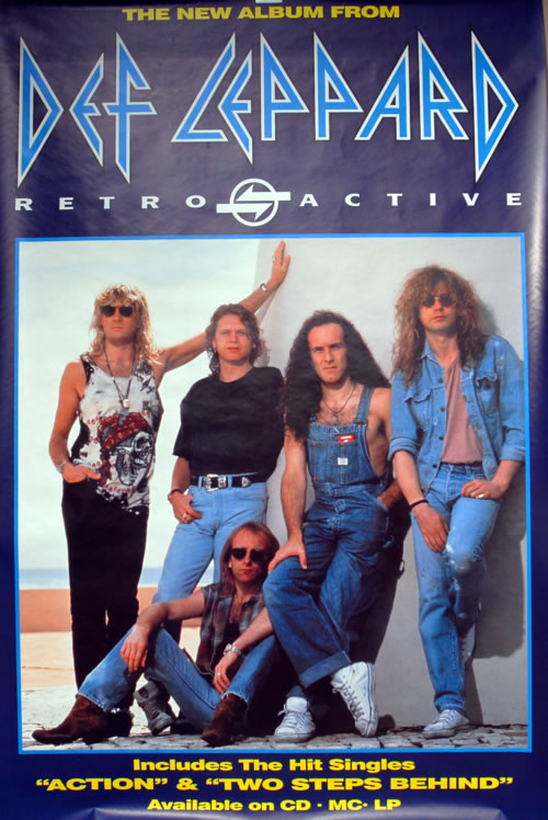 Def Leppard Retroactive poster UK DEFPORE26397