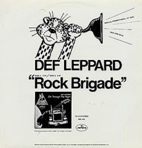 Def Leppard Rock Brigade 12" vinyl single (12 inch record / Maxi-single) US DEF12RO78528