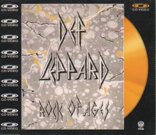 Def Leppard Rock Of Ages - C.D.Video CD single (CD5 / 5") UK DEFC5RO18425