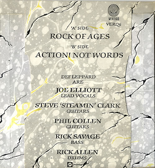 Def Leppard Rock Of Ages - Rock Box 7" vinyl single (7 inch record / 45) UK DEF07RO02396