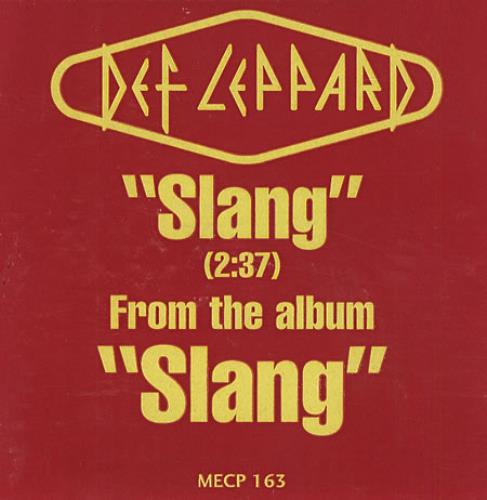 Def Leppard Slang CD single (CD5 / 5") US DEFC5SL77647