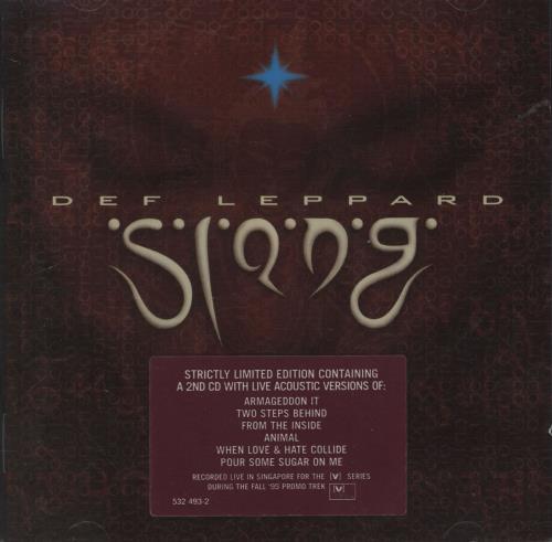 Def Leppard Slang 2 CD album set (Double CD) UK DEF2CSL99842