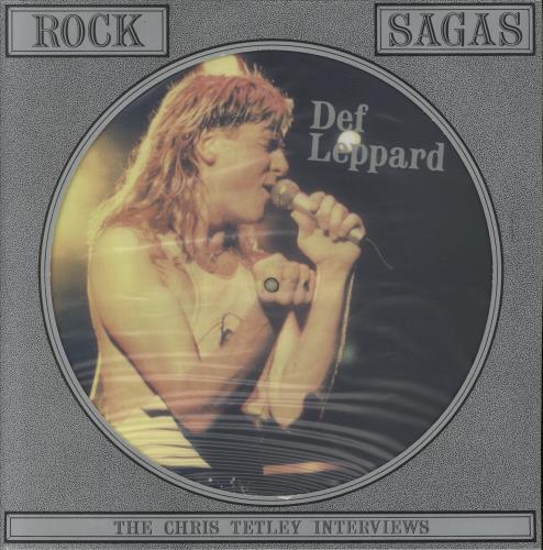 Def Leppard The Chris Tetley Interviews picture disc LP (vinyl picture disc album) UK DEFPDTH323074