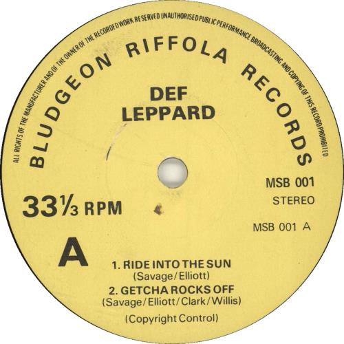 Def Leppard The Def Leppard EP 7" vinyl single (7 inch record / 45) UK DEF07TH29547