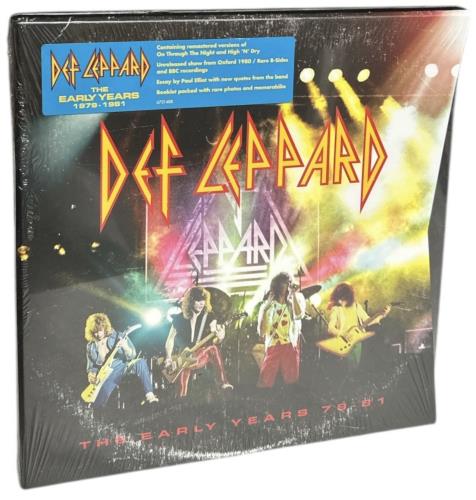 Def Leppard The Early Years 1979-1981  - Sealed CD Album Box Set UK DEFDXTH877120
