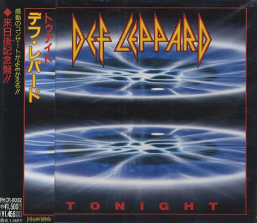 Def Leppard Tonight CD single (CD5 / 5") Japanese DEFC5TO67921