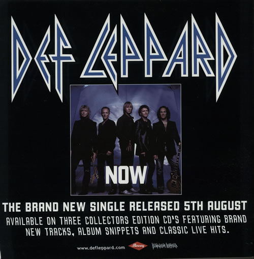 Def Leppard X / Now - Displays display UK DEFDIXN632119