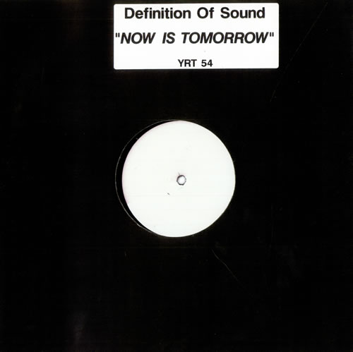 Definition Of Sound Now Is Tomorrow - White label 12" vinyl single (12 inch record / Maxi-single) UK DFS12NO507446