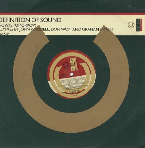 Definition Of Sound Now Is Tomorrow 12" vinyl single (12 inch record / Maxi-single) UK DFS12NO186535