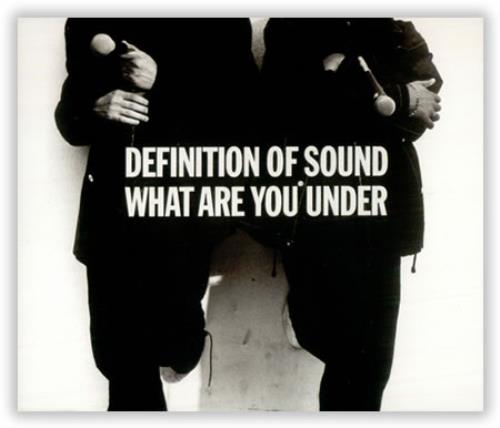 Definition Of Sound What Are You Under CD single (CD5 / 5") UK DFSC5WH274828