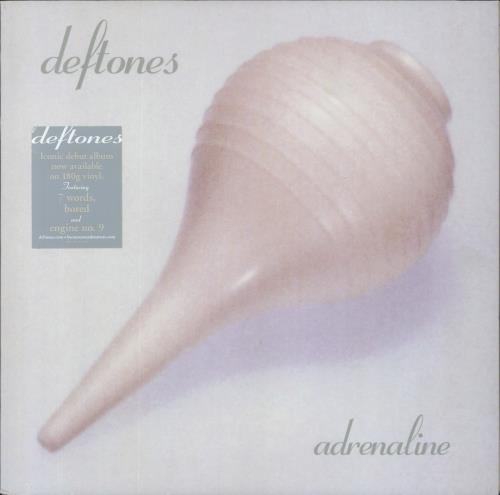Deftones Adrenaline - 180g - hypesticker vinyl LP album (LP record) UK DFTLPAD820334