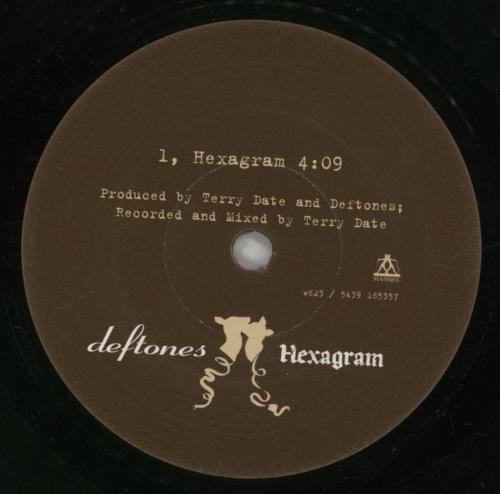 Deftones Hexagram 7" vinyl single (7 inch record / 45) UK DFT07HE257763