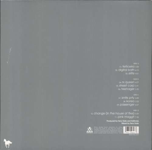 Deftones White Pony - Black Vinyl - Sealed 2-LP vinyl record set (Double LP Album) UK DFT2LWH809523