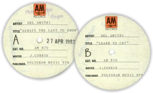 Del Amitri Always The Last To Know 7" vinyl single (7 inch record / 45) UK DEL07AL272784
