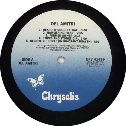 Del Amitri Del Amitri - shrink vinyl LP album (LP record) US DELLPDE199535