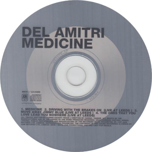 Del Amitri Medicine CD single (CD5 / 5") UK DELC5ME92559