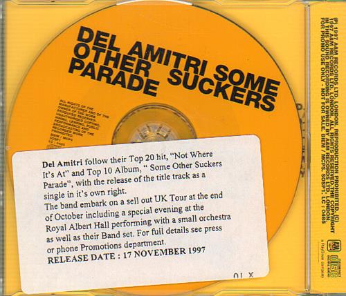 Del Amitri Some Other Suckers Parade CD single (CD5 / 5") UK DELC5SO95496
