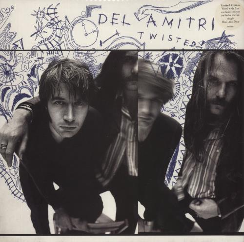 Del Amitri Twisted + Poster vinyl LP album (LP record) UK DELLPTW63259