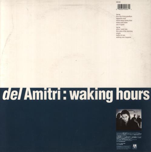 Del Amitri Waking Hours - 2nd - EX vinyl LP album (LP record) UK DELLPWA803377
