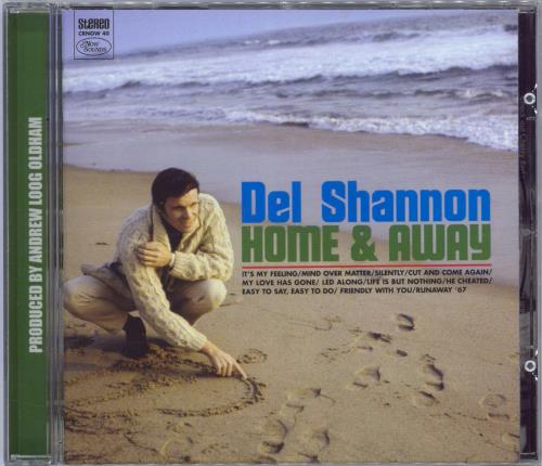 Del Shannon Home & Away CD album (CDLP) UK NNNCDHO774010