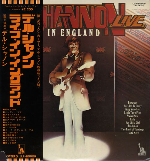 Del Shannon In England vinyl LP album (LP record) Japanese NNNLPIN556336