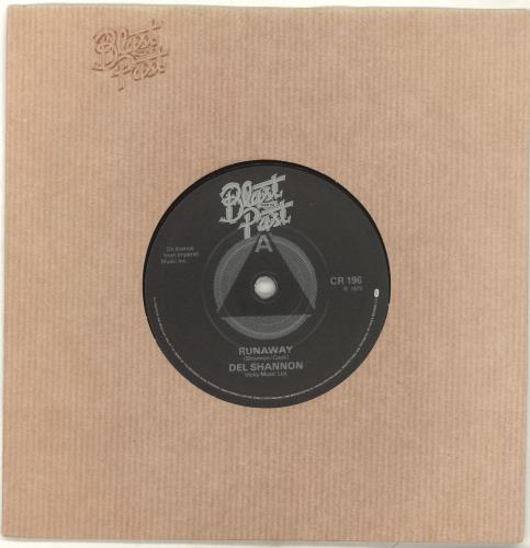 Del Shannon Runaway 7" vinyl single (7 inch record / 45) UK NNN07RU694566