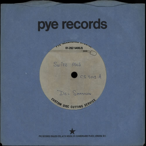 Del Shannon The Swiss Maid - Acetate acetate UK NNNATTH570393