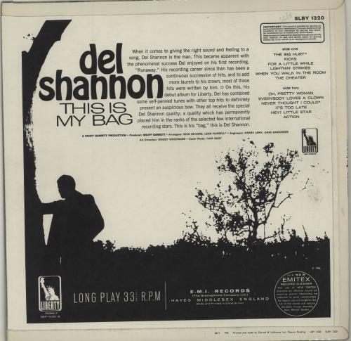 Del Shannon This Is My Bag vinyl LP album (LP record) UK NNNLPTH688773