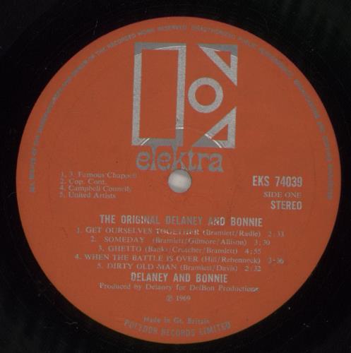 Delaney & Bonnie The Original Delaney And Bonnie vinyl LP album (LP record) UK D&BLPTH373821