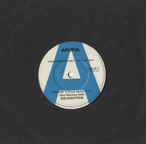 Delegation Darlin' (I Think About You) 7" vinyl single (7 inch record / 45) UK DGF07DA459047