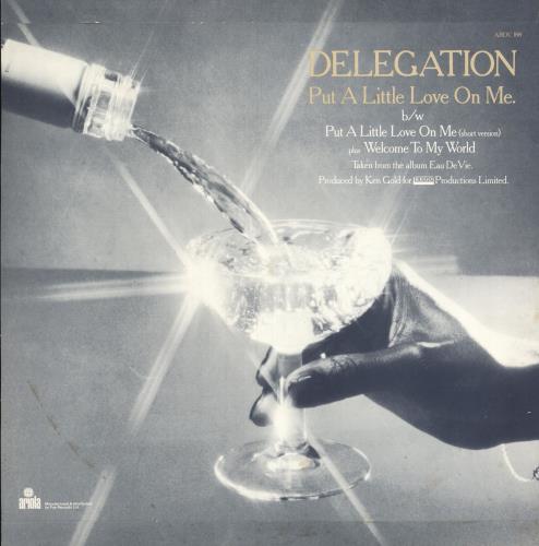 Delegation Put A Little Love On Me 12" vinyl single (12 inch record / Maxi-single) UK DGF12PU745630