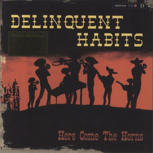 Delinquent Habits Here Come The Horns - 180 Gram Red Vinyl + Numbered 2-LP vinyl record set (Double LP Album) UK 86M2LHE862636