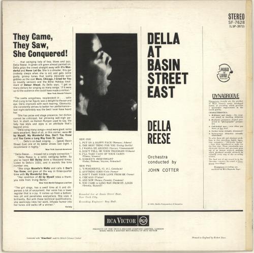 Della Reese Della At Basin Street East vinyl LP album (LP record) UK DARLPDE699460