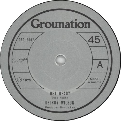 Delroy Wilson Get Ready 7" vinyl single (7 inch record / 45) Austrian D0V07GE705722