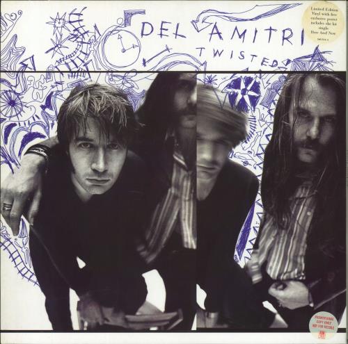 Del Amitri Twisted + Poster + Promo Stickered vinyl LP album (LP record) UK DELLPTW804764