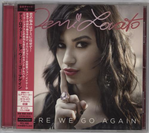 Demi Lovato Here We Go Again - Promo + Obi CD album (CDLP) Japanese DY4CDHE608970