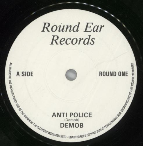 Demob Anti-Police 7" vinyl single (7 inch record / 45) UK IK407AN657116