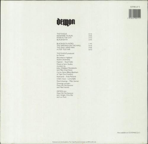 Demon (Rock) The Plague - 2nd vinyl LP album (LP record) UK DEMLPTH819395