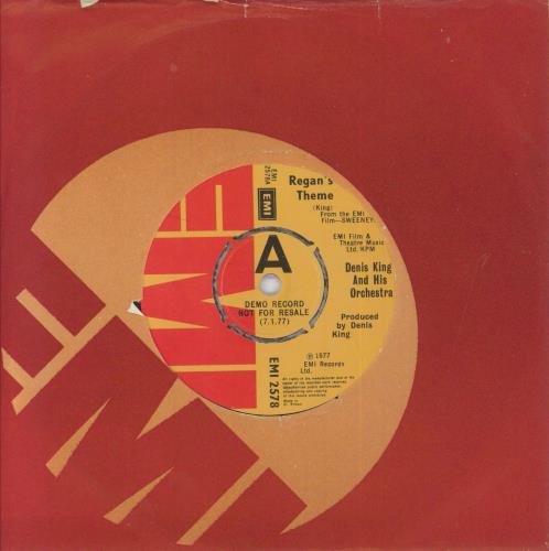 Denis King Regan's Theme 7" vinyl single (7 inch record / 45) UK F8507RE829546