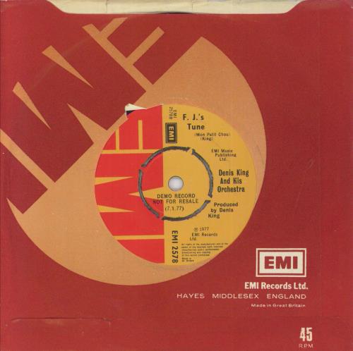 Denis King Regan's Theme 7" vinyl single (7 inch record / 45) UK F8507RE829546