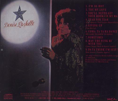 Denise LaSalle I'm So Hot CD album (CDLP) Japanese LS2CDIM830928