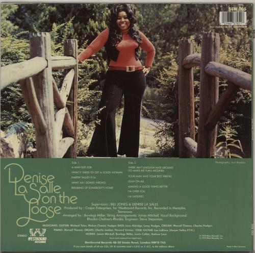 Denise LaSalle On The Loose vinyl LP album (LP record) German LS2LPON756225