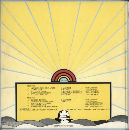 Dennis Alcapone Guns Don't Argue vinyl LP album (LP record) UK E54LPGU715678