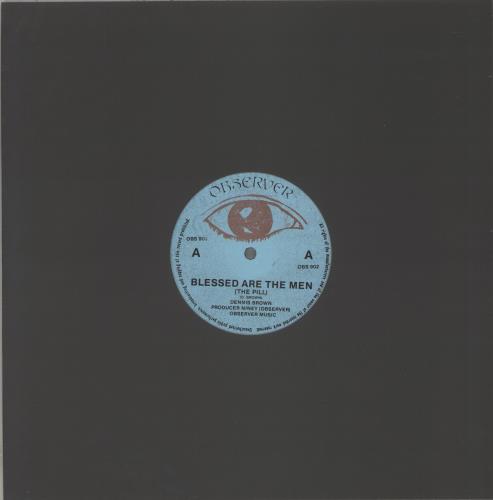 Dennis Brown Blessed Are The Men 12" vinyl single (12 inch record / Maxi-single) UK D/B12BL886622