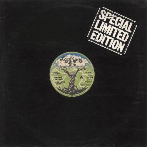 Dennis Brown Equal Rights 12" vinyl single (12 inch record / Maxi-single) UK D/B12EQ705665