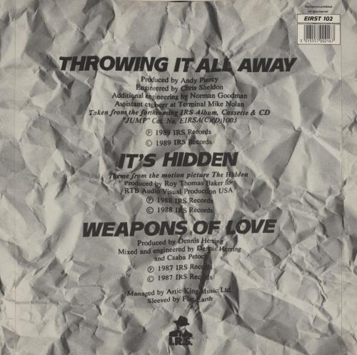 Dennis Greaves & The Truth Throwing It All Away 12" vinyl single (12 inch record / Maxi-single) UK IY512TH756486