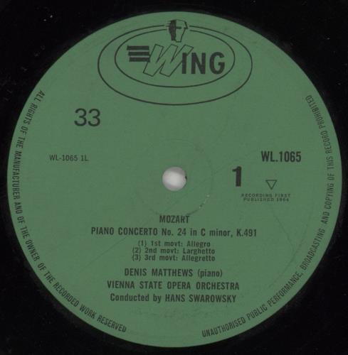 Dennis Matthews Great Mozart Piano Concertos vinyl LP album (LP record) UK 2E2LPGR757428